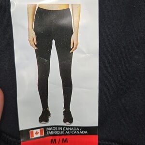 Tuff Athletics Size M Black Full Length Yoga Leggings